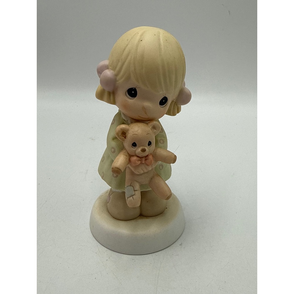 Precious Moments Life's Beary Precious With You Figurine 642673 Girl Teddy Bear